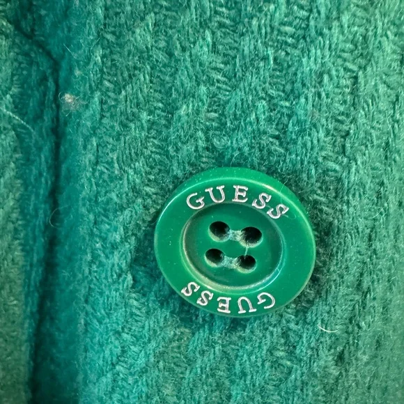 Guess Green Jacket/Coat Double Breasted - Picture 10 of 14